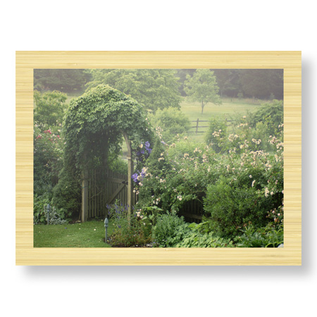 Stacy Bass Limited Edition Ready to Hang Giclee on Sustainable Bamboo: "Arbor Mist"