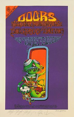 Stanley Mouse Hand Signed and Numbered Limited Edition Print:"Doors"