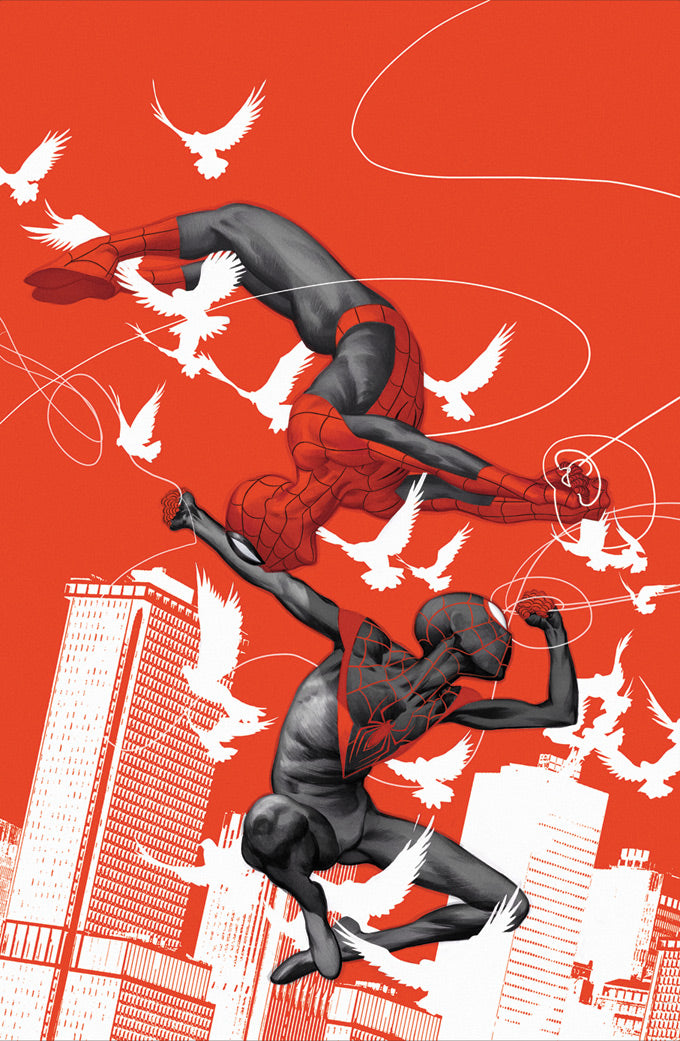Julian Totino Marvel Studio  Limited Edition Canvas Giclee:"Spider-Men 2 (#1 Variant Edition)"
