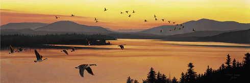 Stephan Lyman Limited Edition Artist Proof Print:"Sounds of Sunset"