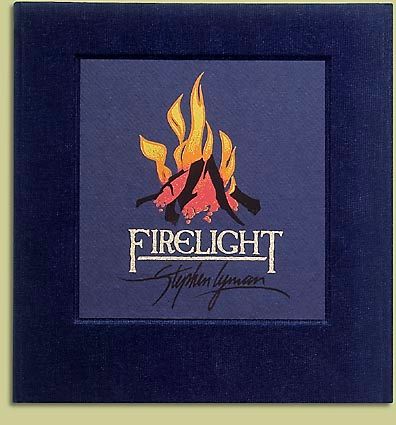 STEPHEN E LYMAN 10X11 Secondary Market Art: "FIRE LIGHT BK W/PRINT"