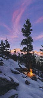 STEPHEN E LYMAN 30X68 Secondary Market Art: "FIRE DANCE GCNV"