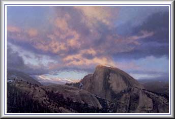 STEPHEN E LYMAN 33X22 Secondary Market Art: "LAST TOUCH LIGHT CNV"