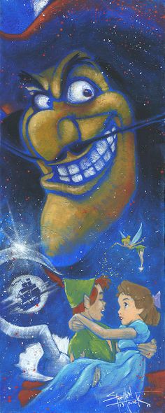 Stephen Fishwick Signed and Numbered Limited Edition Hand-Embellished on Hand-Textured Canvas:"Wicked Captain"