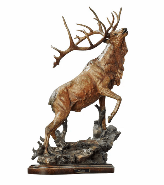Stephen Herrero Fine Art Sculpture:"Call to Contest"
