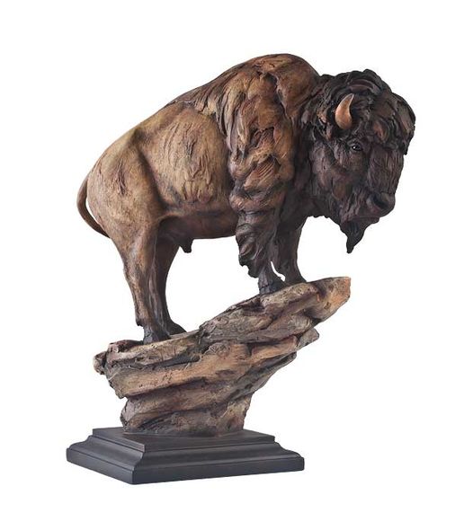 Stephen Herrero Open Edition Buffalo Sculpture: "El Patron"