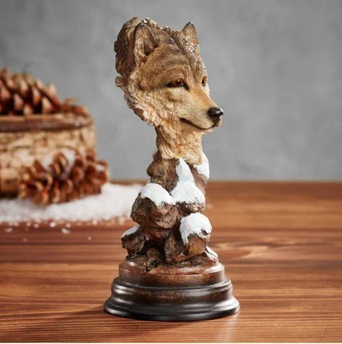 Stephen Herrero Sculpture:"Vagabond Wolf"