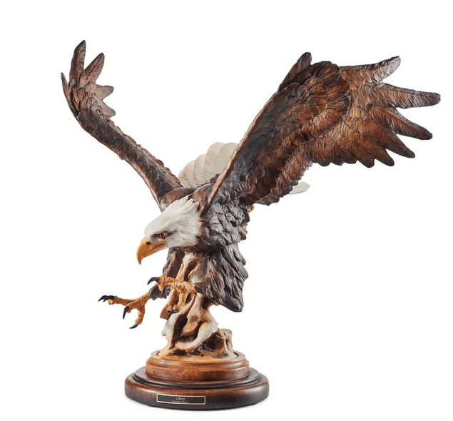 Stephen Herrero Signed and Numbered Limited Edition Sculpture:"Liberty Eagle"