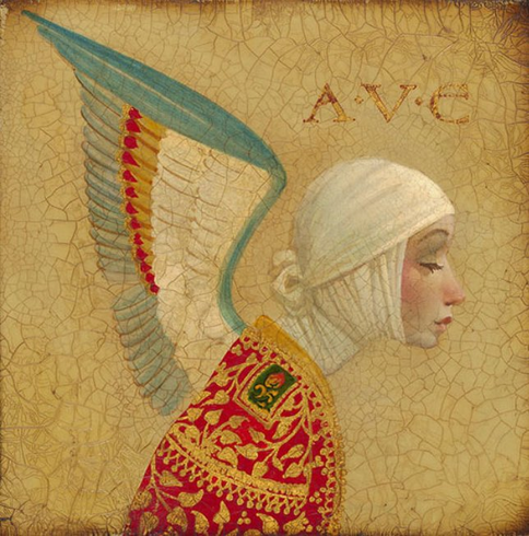 James Christensen Limited Edition Artist's Proof Canvas:"Angel with Epaulet" James Christensen Limited Edition Artist's Proof Canvas:"Angel with Epaulet"
