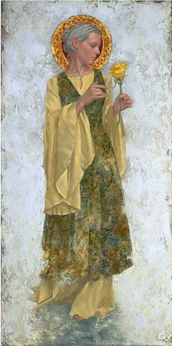 James Christensen Limited Edition Artist's Proof Canvas:"The Yellow Rose"