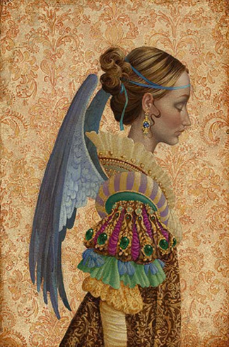 James Christensen Artist Signed Limited Edition Canvas:"Isabella"
