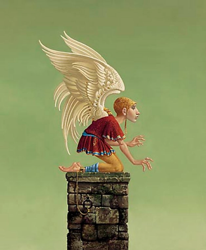 James Christensen Artist Signed Limited Edition Print:"Icarus Bound"