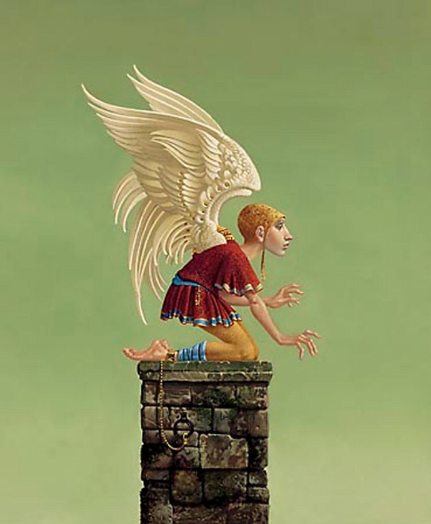 James Christensen Artist Signed Limited Edition Print:"Icarus Bound"