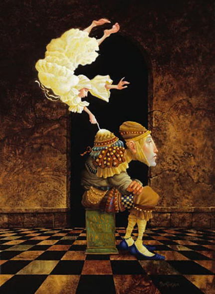 James Christensen Artist's Proof Collector's Set Canvas Edition:"Sometimes the Spirit Touches us..."