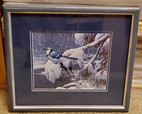 Stephen Lyman Signed and Numbered Limited Edition Lithograph: "Twilight Snow"