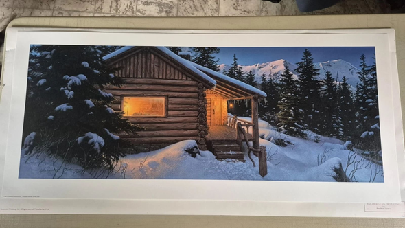 Stephen Lyman Signed Limited Edition Lithograph Print: "Wilderness Welcome"
