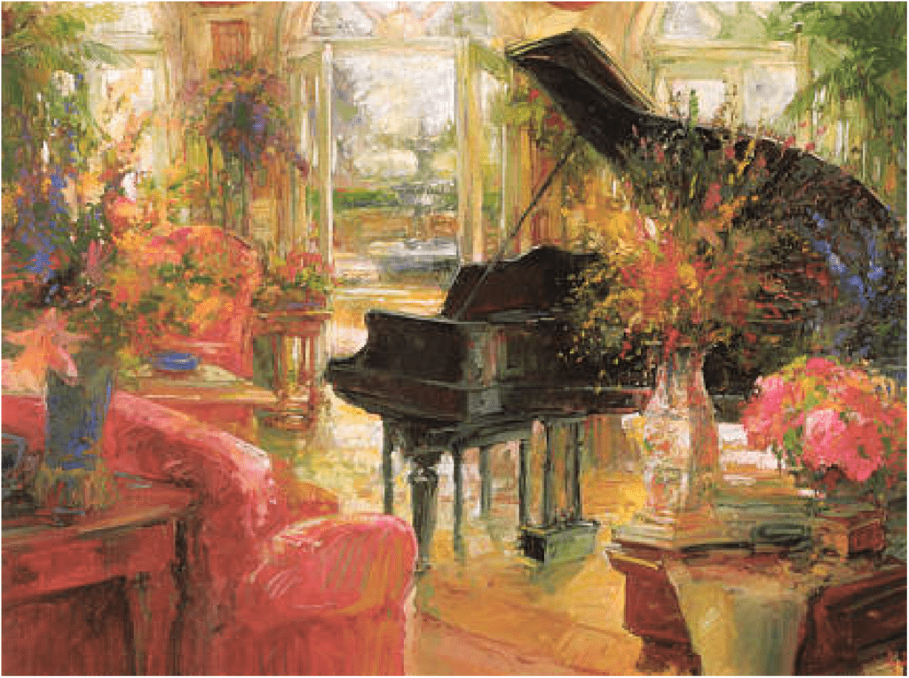 Stephen Shortridge Artist Signed Limited Edition Serigraph on paper:"Spring Is In The Air"