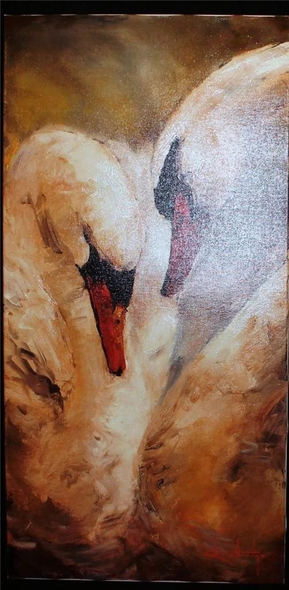 Stephen Shortridge Signed Limited Edition Canvas Giclee: "INTIMACY"