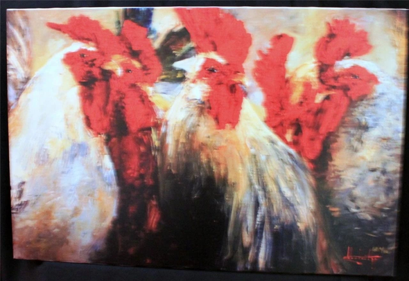 Stephen Shortridge Signed Limited Edition Canvas Giclee: "USUAL SUSPECTS" CANVAS"