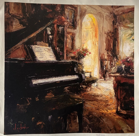 Stephen Shortridge Signed Limited Edition Giclee: "Private Adagio " Stephen Shortridge Signed Limited Edition Giclee: "Private Adagio "