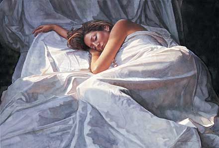 STEVE HANKS 13X19 Secondary Market Art: "FIRST LIGHT"