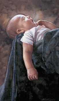 STEVE HANKS 14X19 Secondary Market Art: "LIFE SIZE"