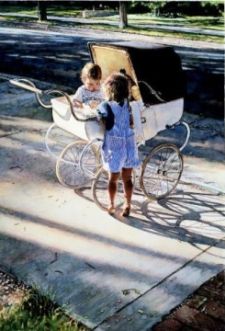 STEVE HANKS 24X17 Secondary Market Art: "WHERE LIGHT SHINES"