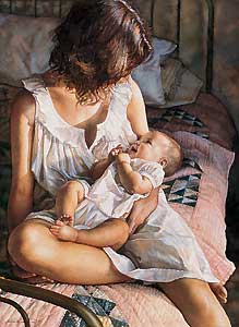 STEVE HANKS 24X18 Secondary Market Art: "IN EYES OF INNOCENT"