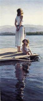 STEVE HANKS 28X12 Secondary Market Art: "SHARING SILENCE"