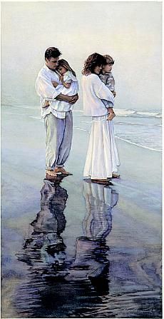 STEVE HANKS 28X22 Secondary Market Art: "WHEN THE FOG ROLLS IN"