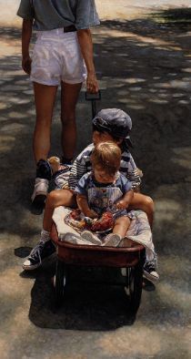 STEVE HANKS 30X15 Secondary Market Art: "TRAVELING SPEED LIFE"