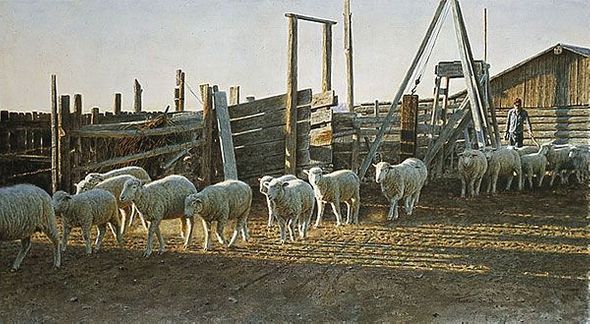 Tucker Smith Limited Edition Print on Paper:"Chauncey's Corrals"