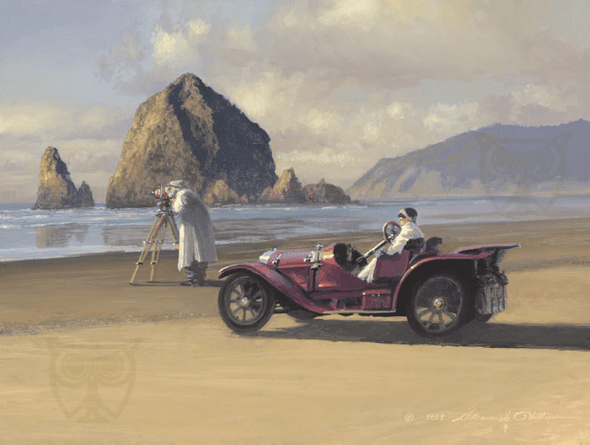 William Phillips Artist Signed Limited Edition Canvas Giclee:"The Patient Wife"