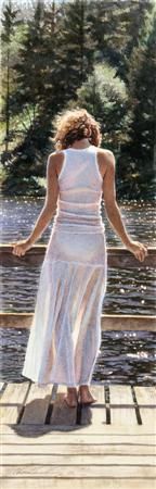 Steve Hanks Artist signed Limited Edition Print:"Like Diamonds in the Sun"