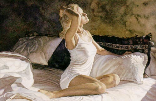 Steve Hanks Artist Signed Limited Edition Print:"Seeking the Light"