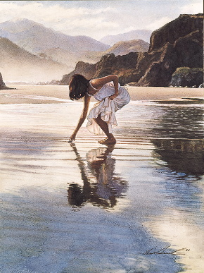 Steve Hanks Limited Edition Print:"Treasure On The Shore"