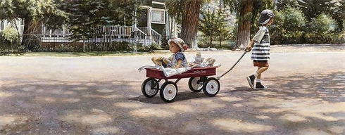 Steve Hanks Limited Edition  Master Canvas: "The Journey Is The Goal"