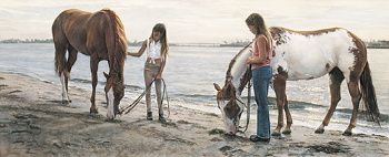 Steve Hanks Artist Signed Limited Edition Print: "Connections"