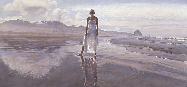 Steve Hanks Artist Signed Limited Edition Print:"Finding Yourself in The World"