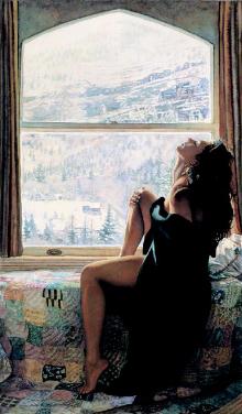 Steve Hanks Limited Edition Print: "On the Warm Side of Winter"