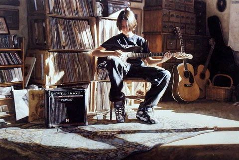 Steve Hanks Print-Signed and Numbered:"It's His Time Now"