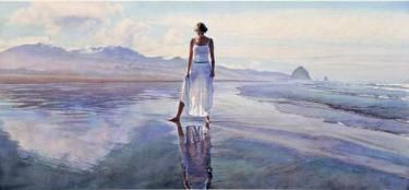 STEVE HANKS  Secondary Market Art: "FINDING YOURSELF WORLD"