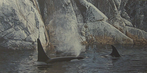 Steve Hanks Signed and Numbered Limited Edition  Lithograph: ""