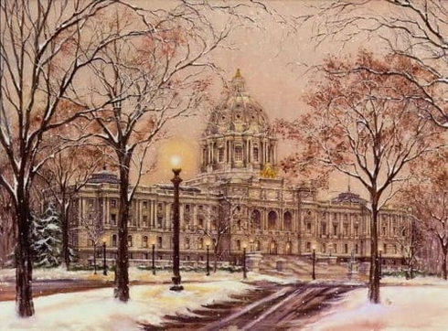Steve Hanks Signed and Numbered Limited Edition  Lithograph: ""