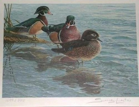 Steve Hanks Signed and Numbered Limited Edition Lithograph: ""