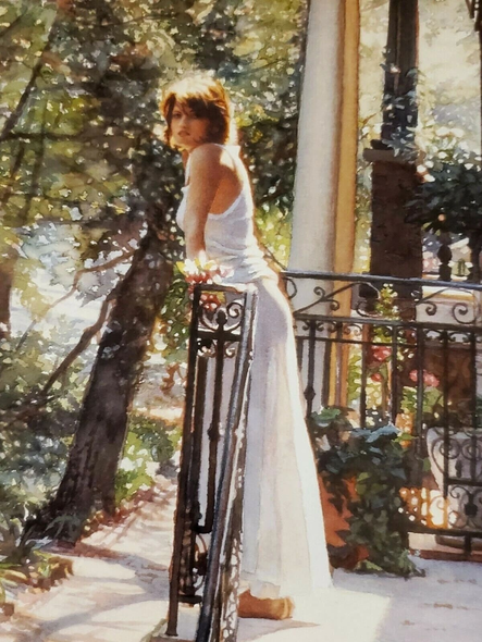 Steve Hanks Signed and Numbered Limited Edition Lithograph: "A New Begining"