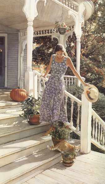Steve Hanks Signed and Numbered Limited Edition Lithograph: "A Sense Of Belonging"