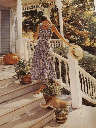 Steve Hanks Signed and Numbered Limited Edition Lithograph: "A Sense Of Belonging" Steve Hanks Signed and Numbered Limited Edition Lithograph: "A Sense Of Belonging"