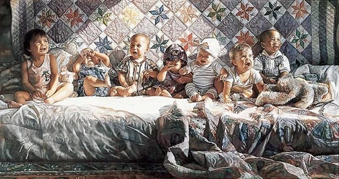 Steve Hanks Signed and Numbered Limited Edition Lithograph: "All Gone Awry" Steve Hanks Signed and Numbered Limited Edition Lithograph: "All Gone Awry"