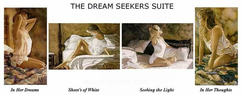Steve Hanks Signed and Numbered Limited Edition Lithograph: "Dream Seekers Suite" Steve Hanks Signed and Numbered Limited Edition Lithograph: "Dream Seekers Suite"